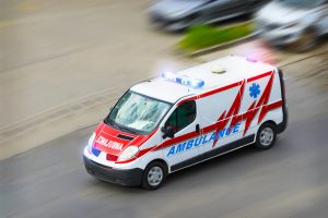 Ambulance crash test