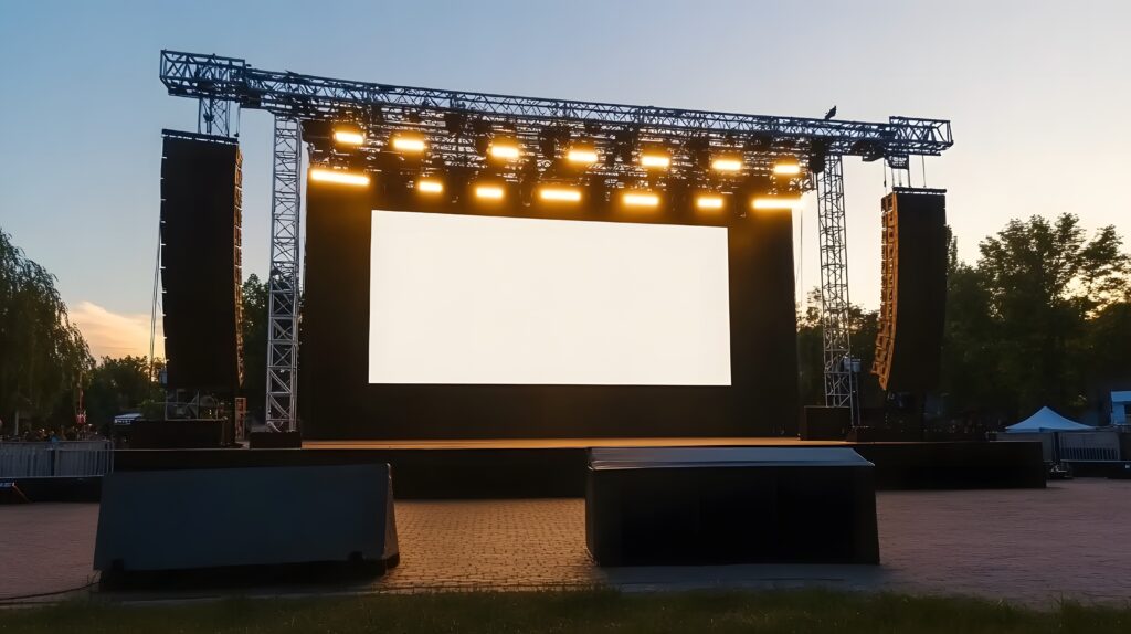 LED Video Walls in Richmond Concert LED video wall installation