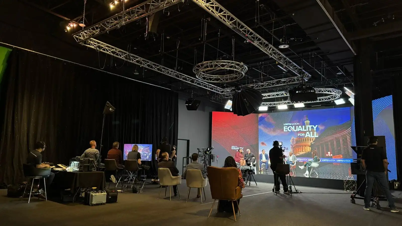 behind the scenes of Trivision's production for Equality for All, centered around the LGBTQ+ movement