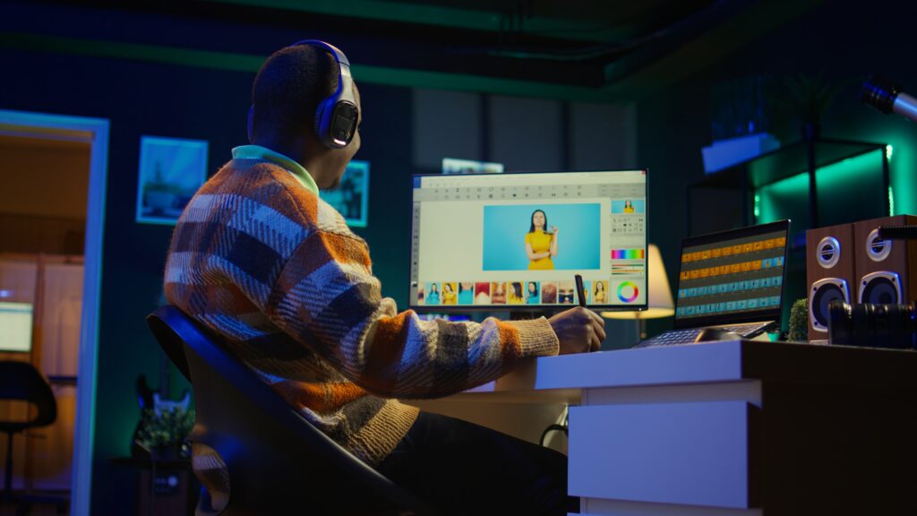artistic designer using advanced tools for photo r 2025 02 20 02 50 16 utc 2D and 3D Animation for Brand Storytelling